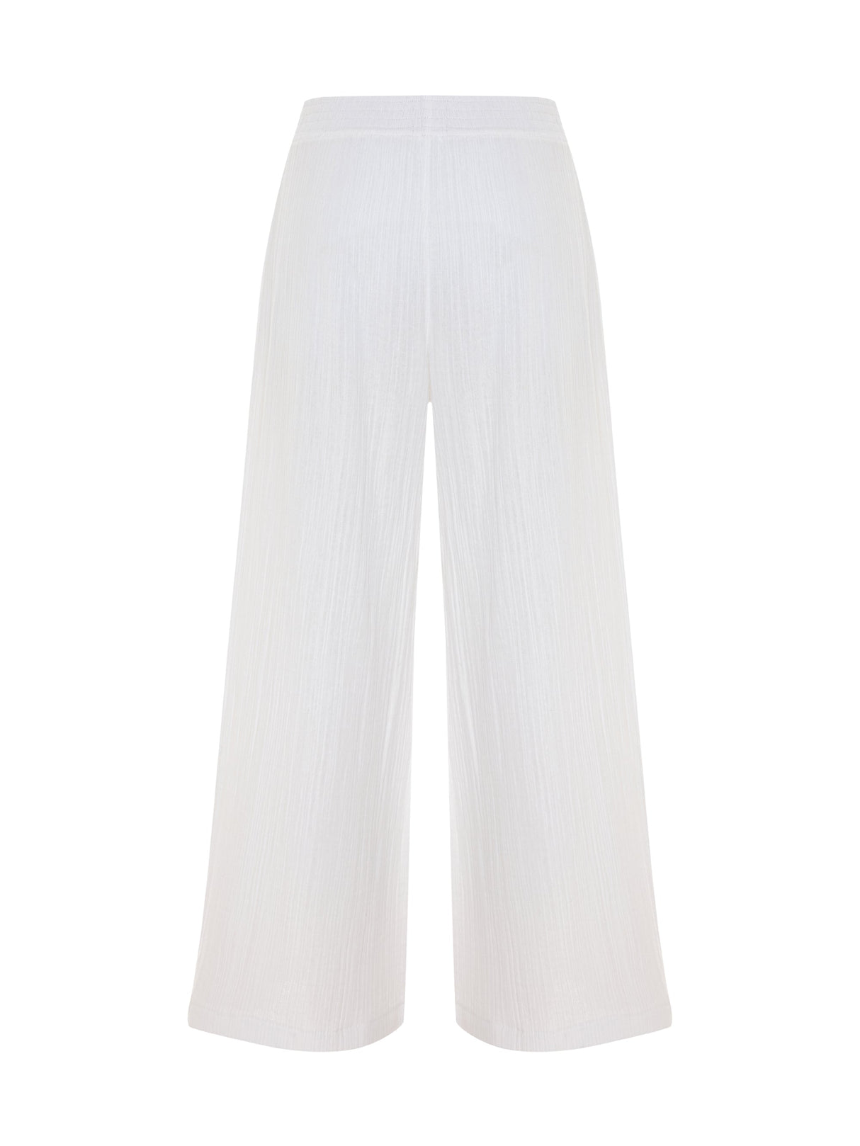 Aura Palazzo Pants - White - Sumiye Co