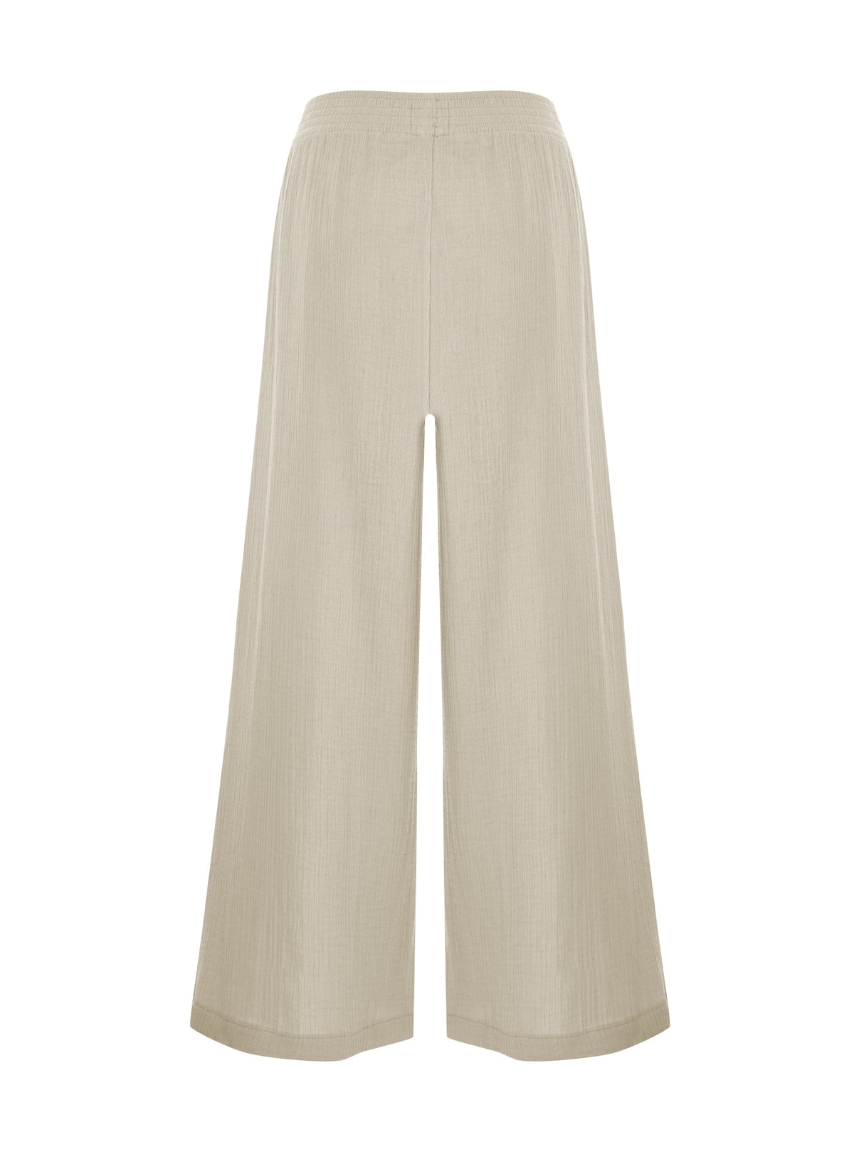 Aura Palazzo Pants - Oatmeal - Sumiye Co