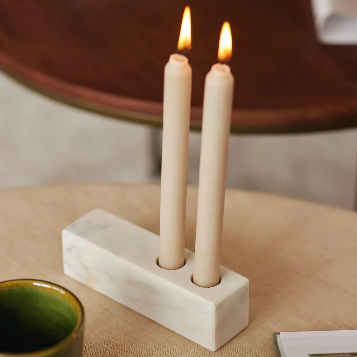 Marble Candle Holder - Sumiye Co