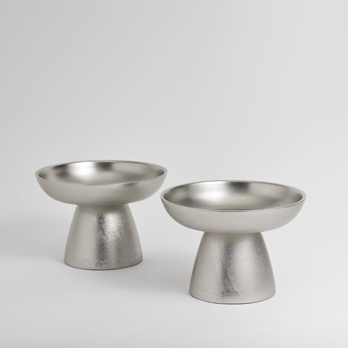 Nickel Small Pedestals Set of 2 - Sumiye Co