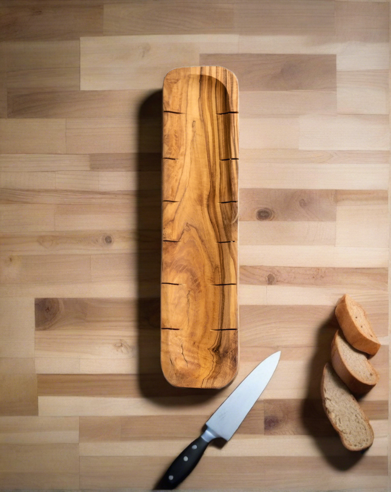 Olive Wood Bread Slicing Board - Sumiye Co