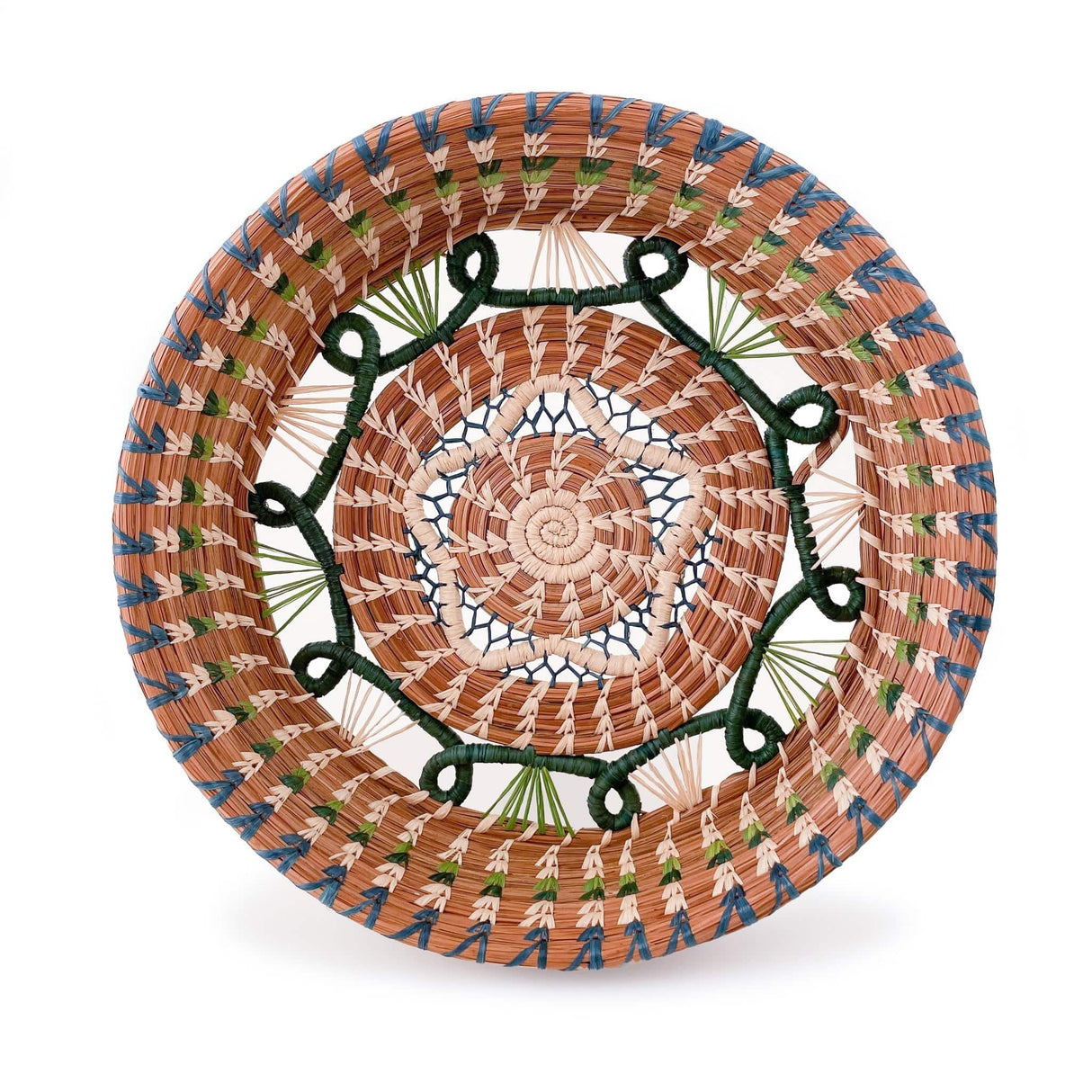 Cristina Basket in Green - Sumiye Co