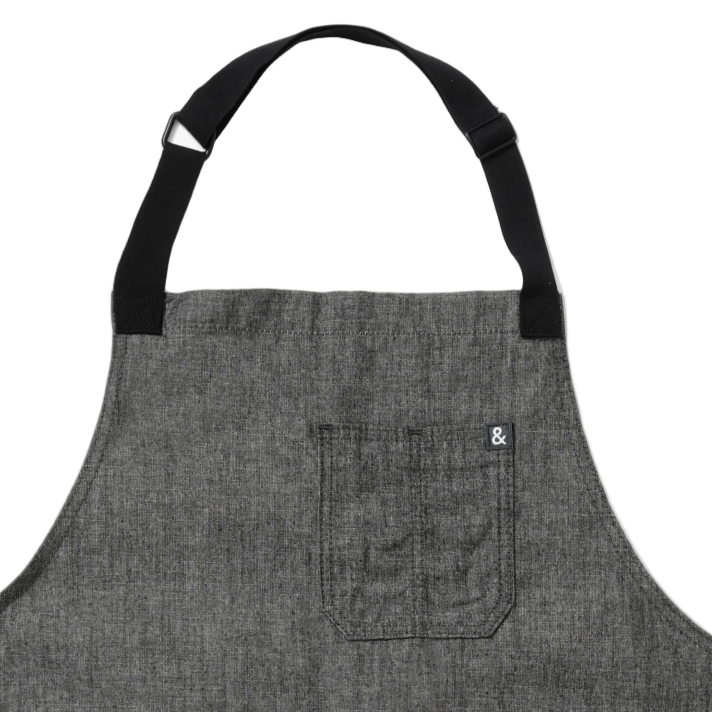 The Essential Apron - Peppercorn Grey - Sumiye Co
