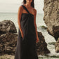 Pia Maxi Dress - Black by The Handloom