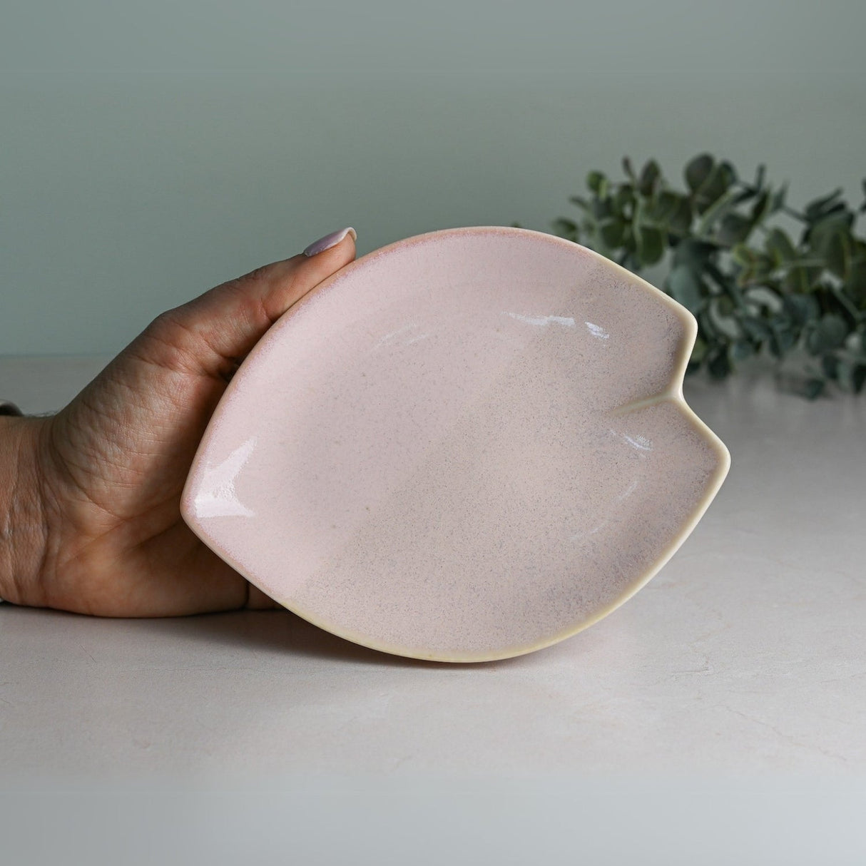 Pink LOVE Ceramic Tea Cup with Saucer