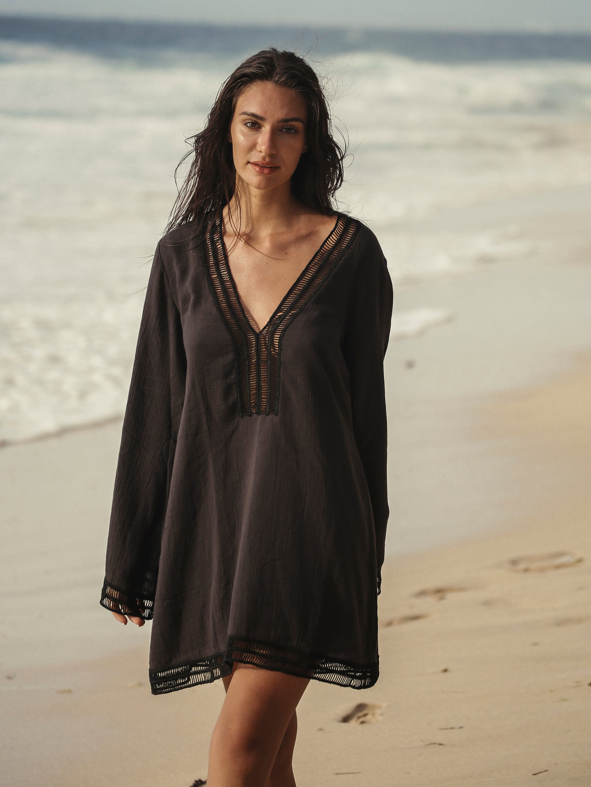 Positano Dress - Black - Sumiye Co