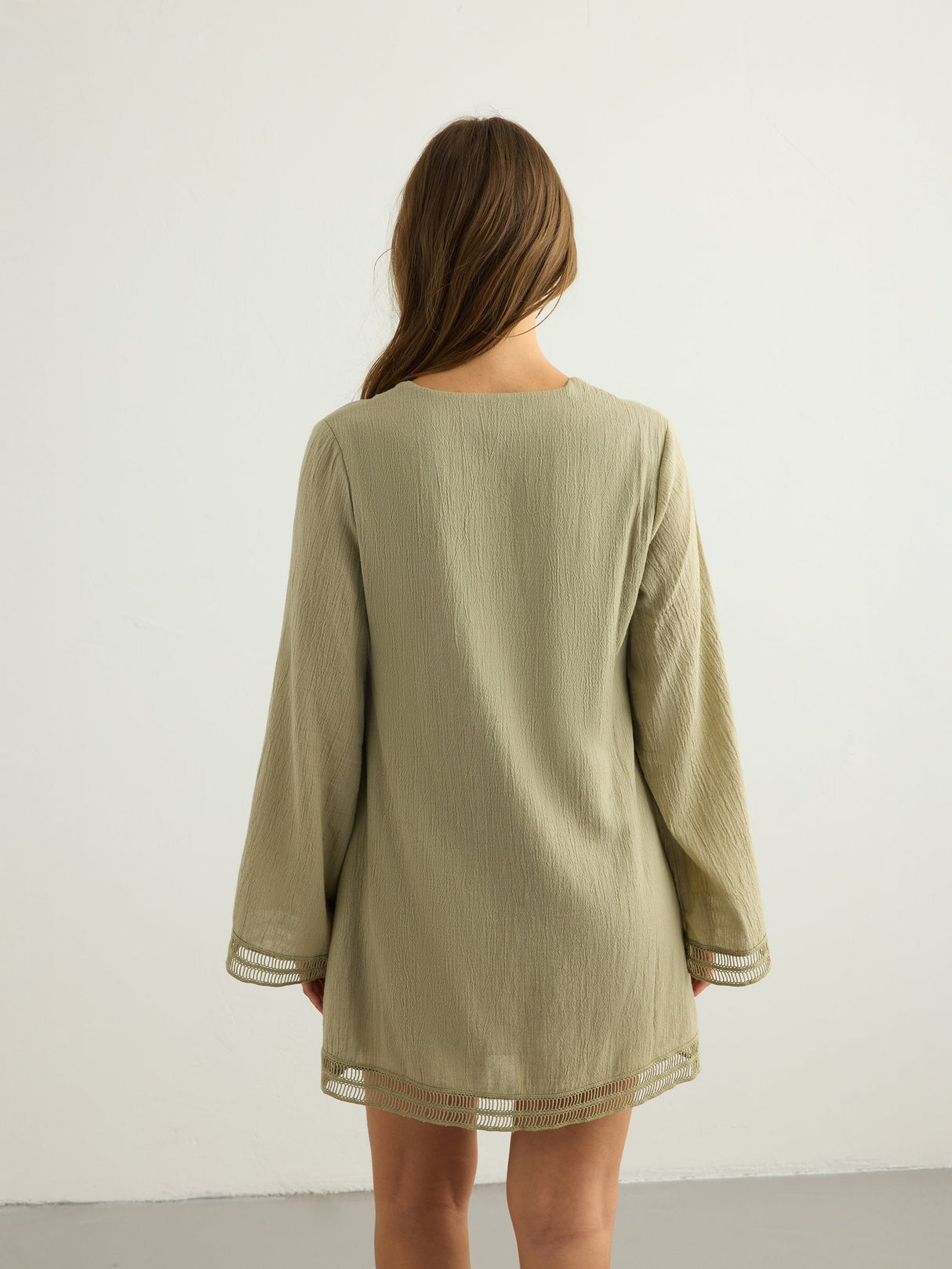 Positano Dress - Khaki Green - Sumiye Co