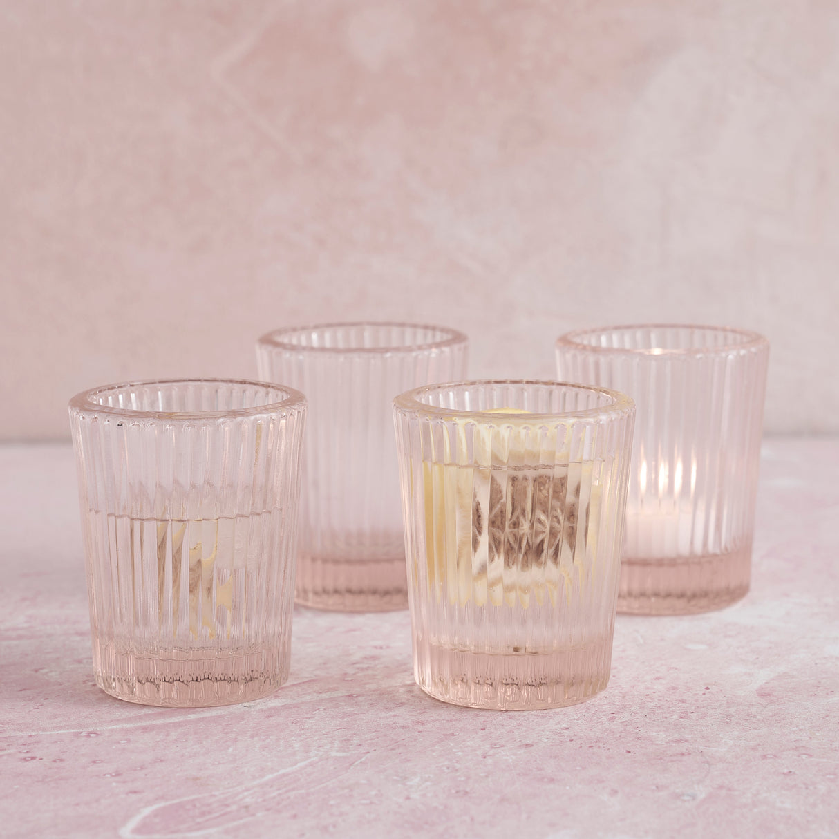 Pink Juice Glasses - Set of 4 - Sumiye Co