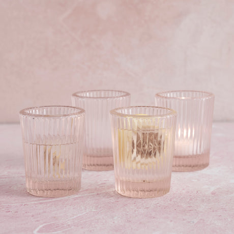 Pink Juice Glasses - Set of 4 - Sumiye Co