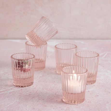 Pink Shot Glasses - Set of 6 - Sumiye Co
