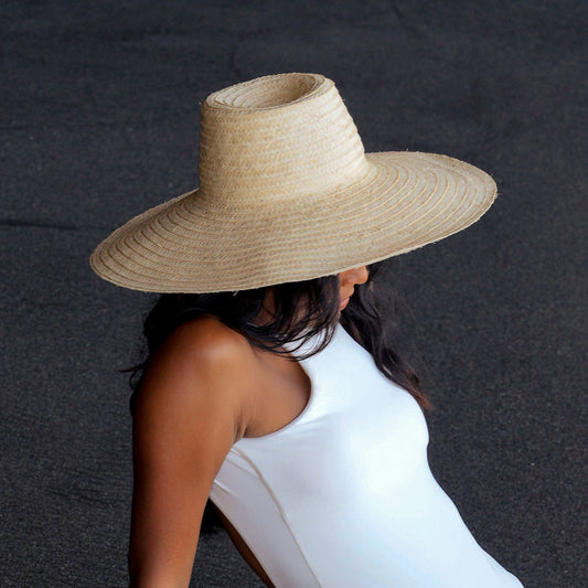 Palm Straw Hats in Natural