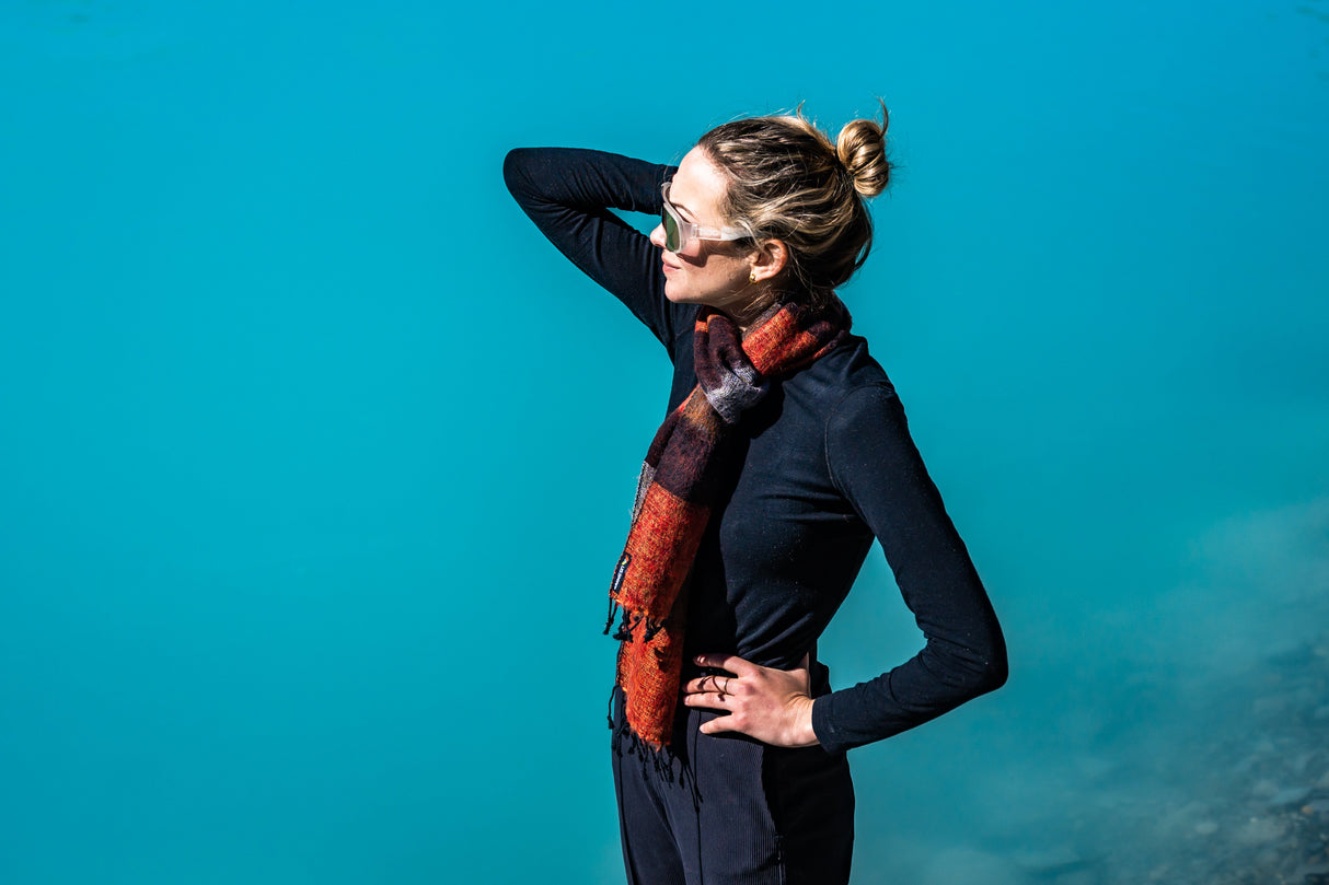 Lobuche Yak Scarf Cabin - Sumiye Co