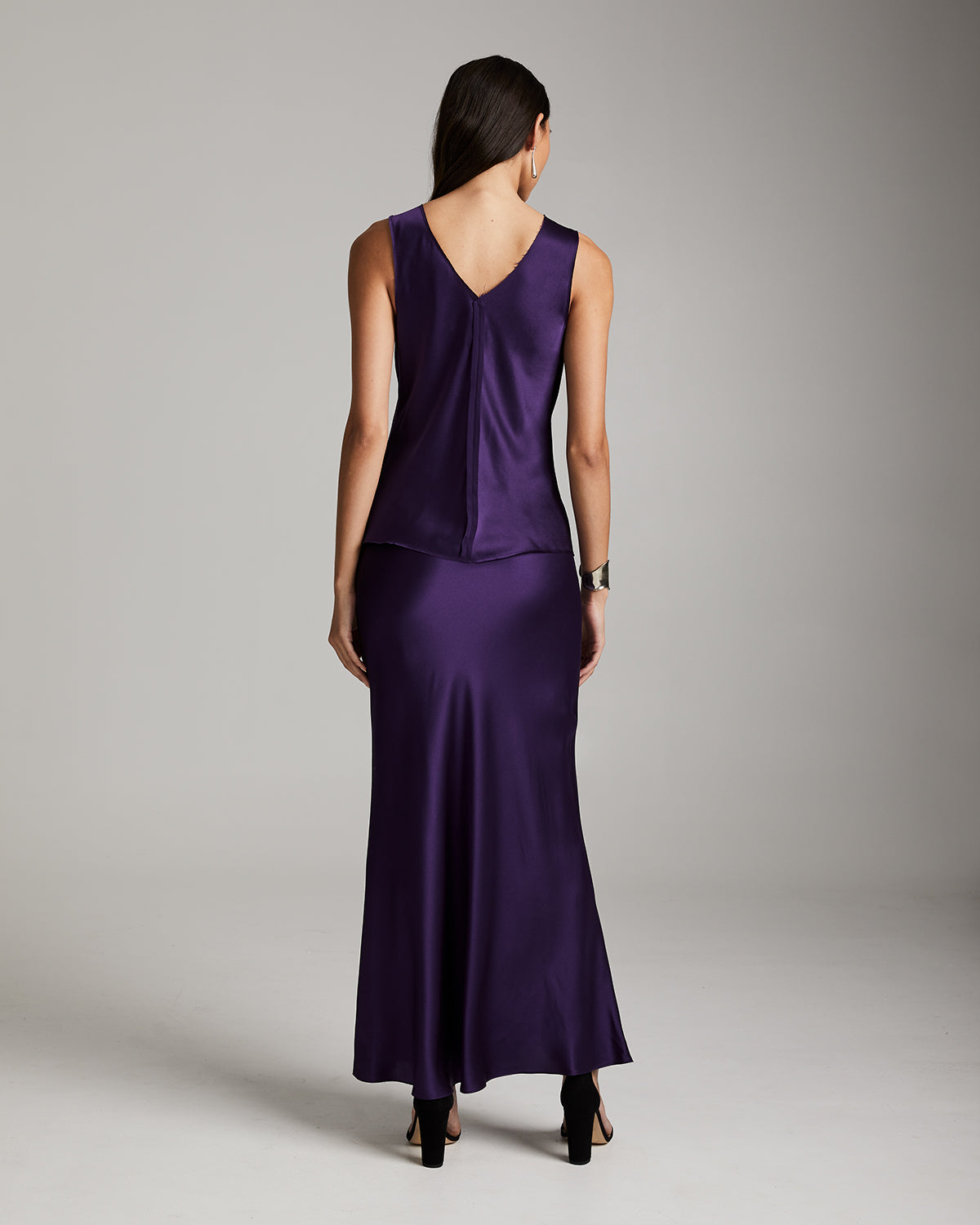 Silk Raw Edge Tank - Sumiye Co