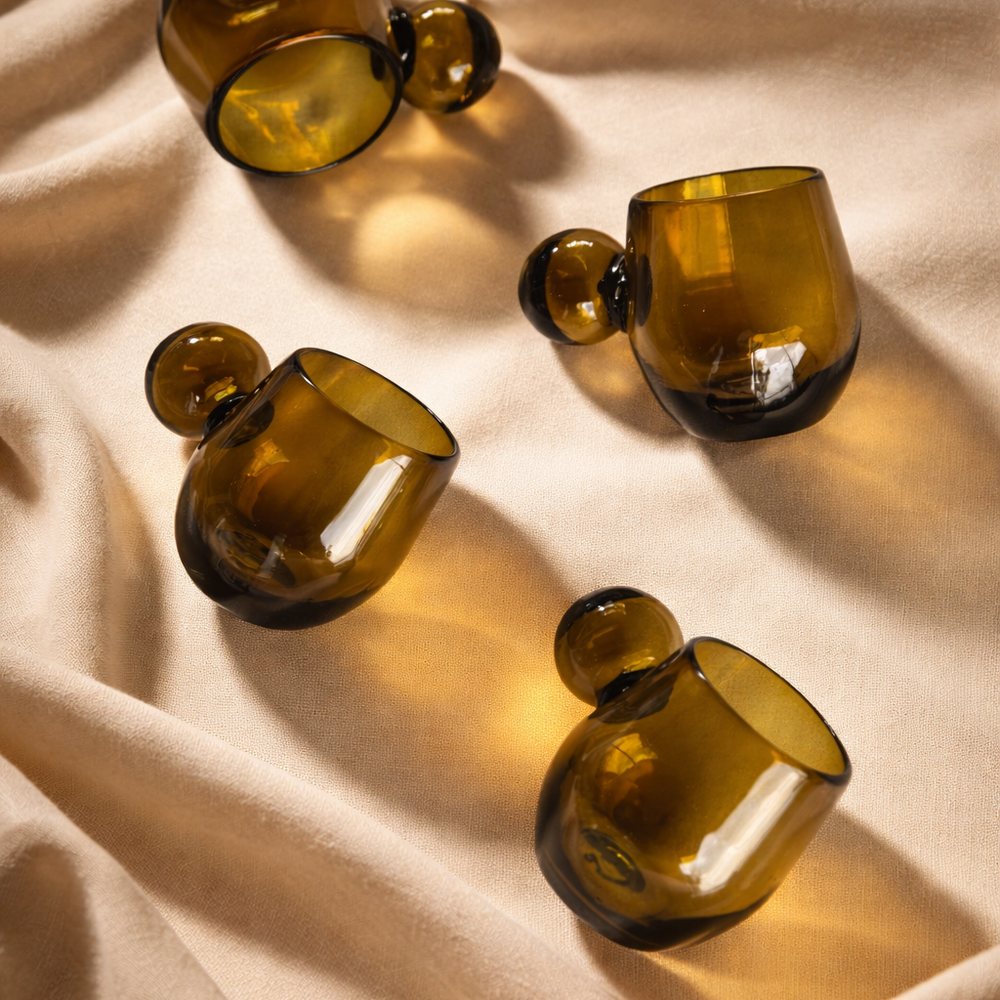 Roo Glassware (Set of 4) | Artisanal Glasswork