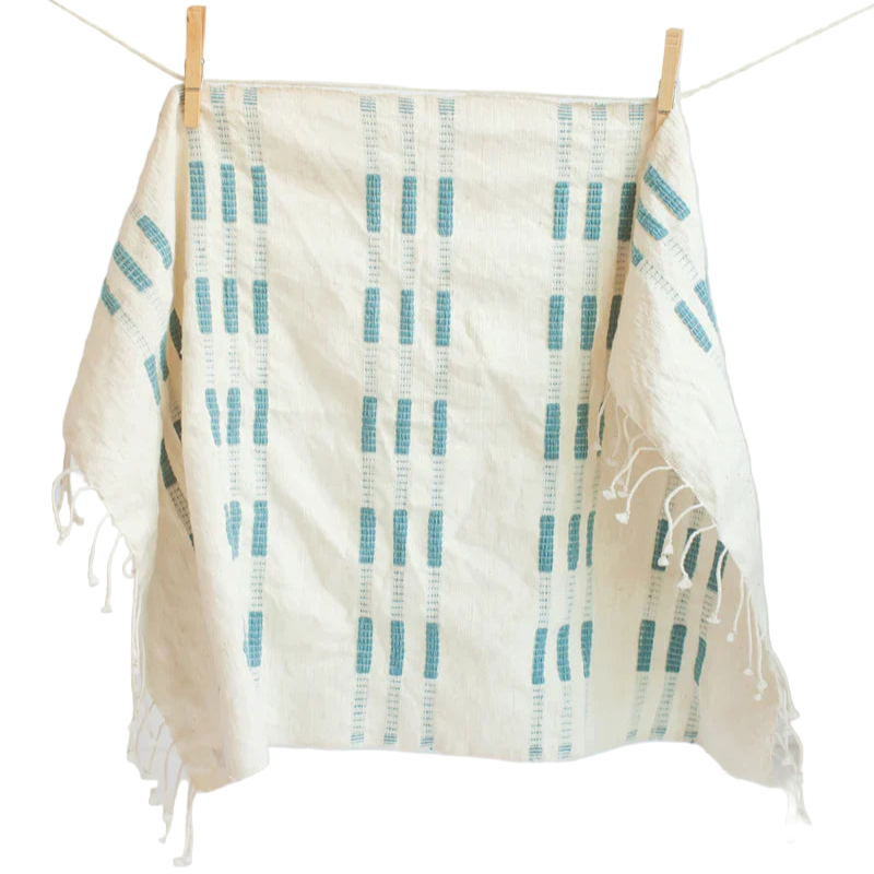 Soho Hand Towel - Aqua - Sumiye Co