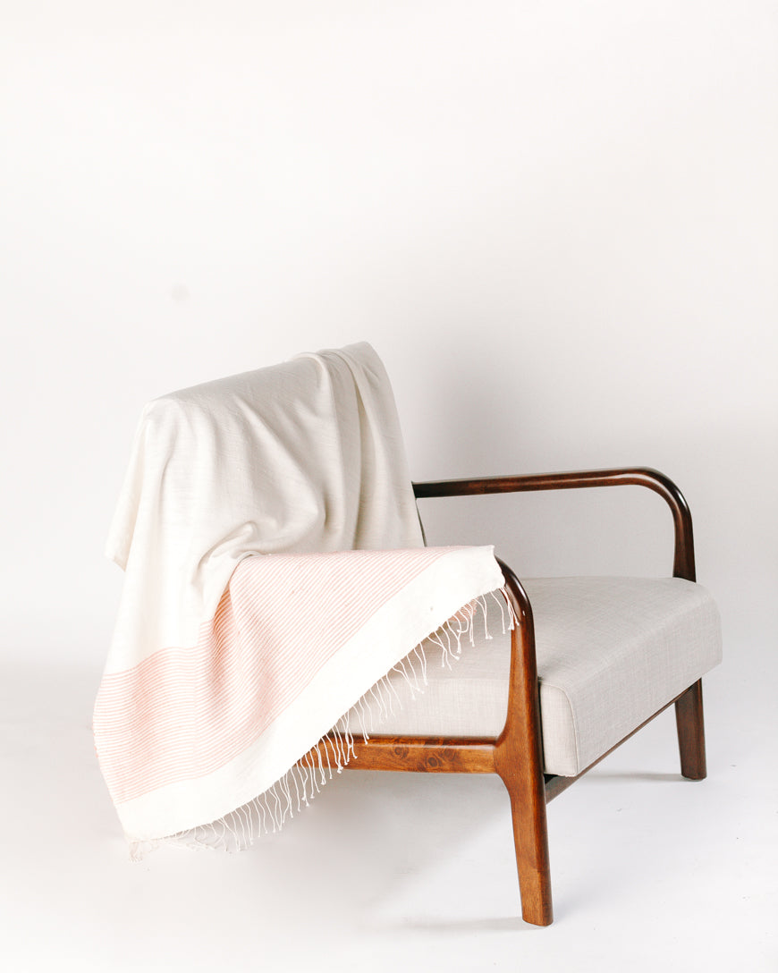 Riviera Throw - Blush - Sumiye Co