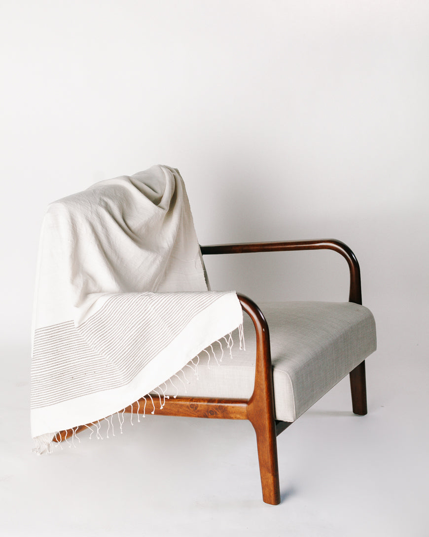 Riviera Throw - Grey - Sumiye Co