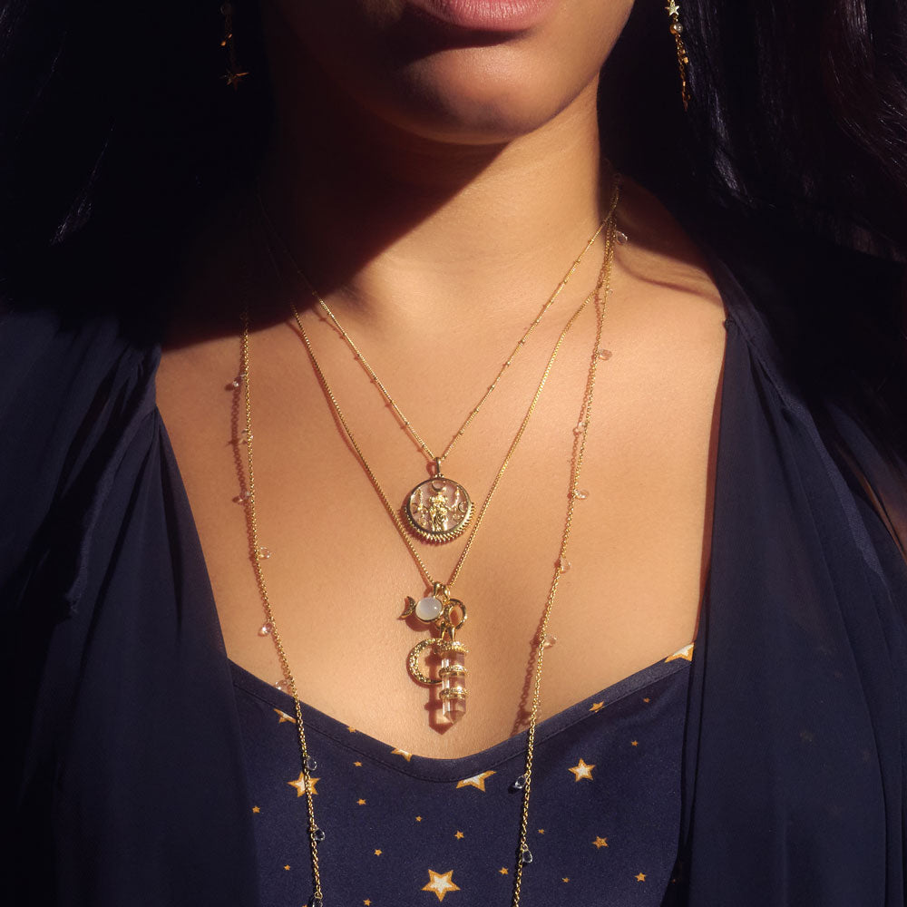 Triple Moon Necklace by Awe Inspired
