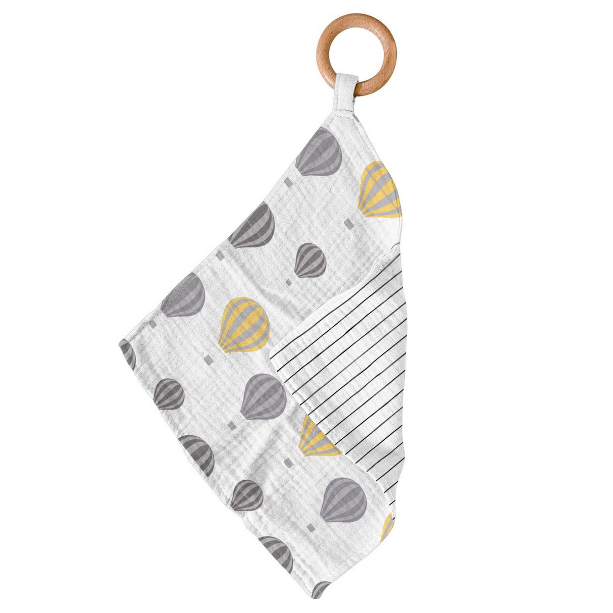 Baby Teether | Hot Air Balloon & Pencil Stripe -0