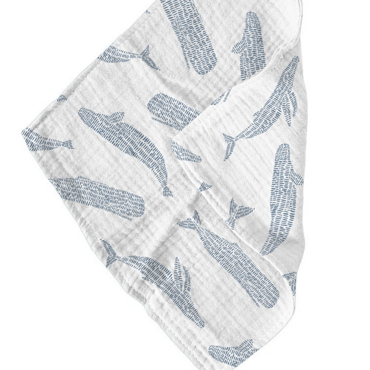 Baby Teether | Blue Shadow Whales - Sumiye Co