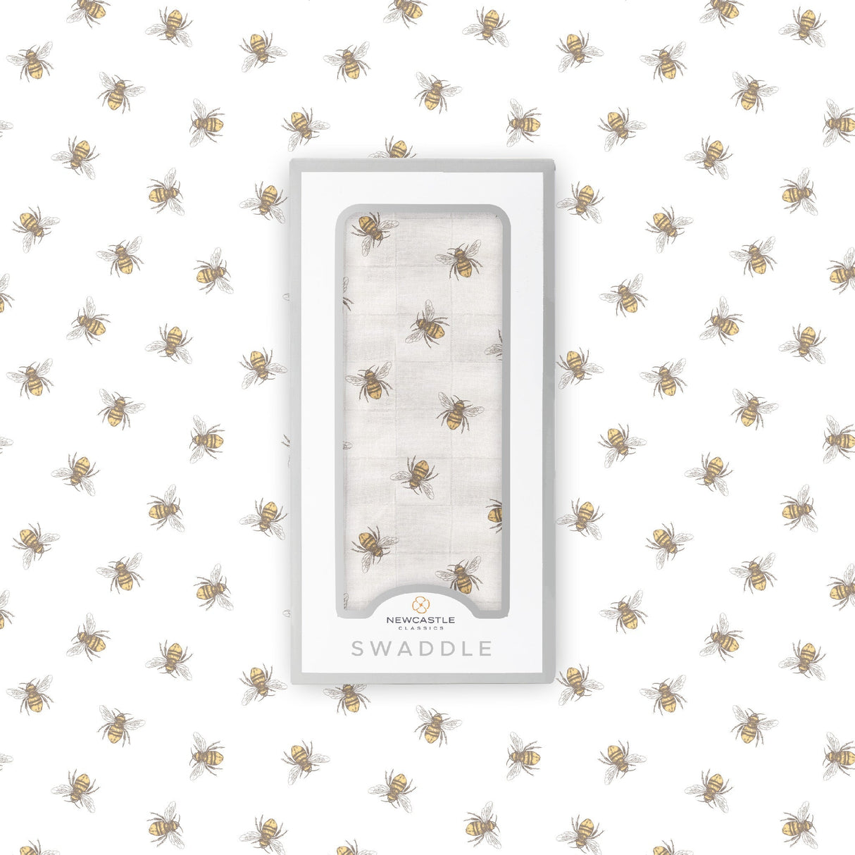 Honey Bee Bamboo Swaddle-1