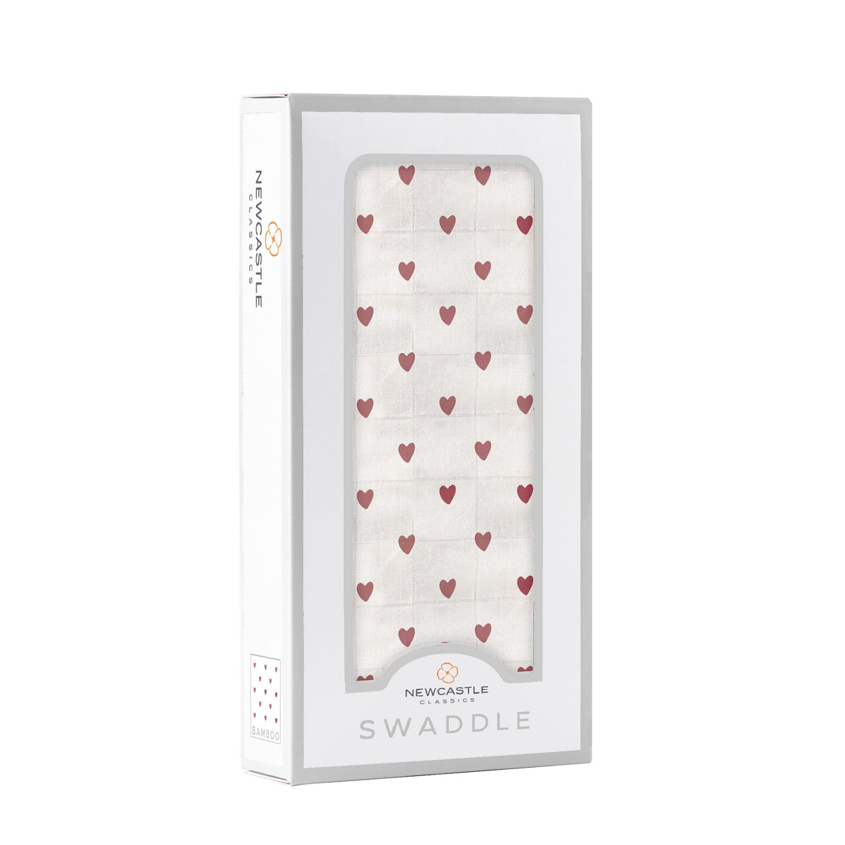 Two Hearts Bamboo Swaddle-1