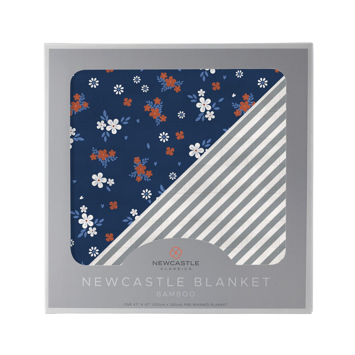 Serenity and Finley Stripe Bamboo Muslin Newcastle Blanket-0