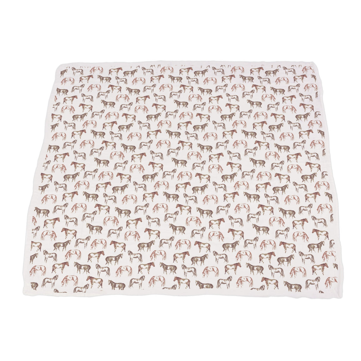 Wild Horses Bamboo Newcastle Blanket-3