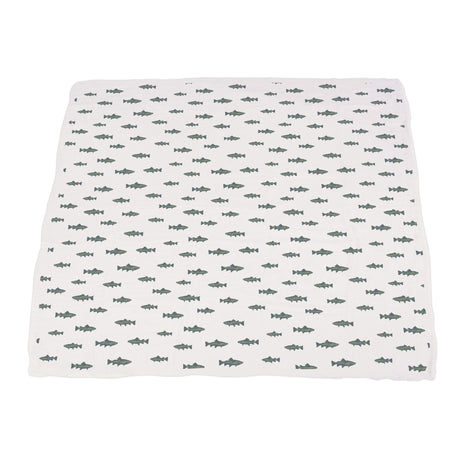 Gone Fishing and Hunter's Camo Bamboo Newcastle Throw Blanket-1