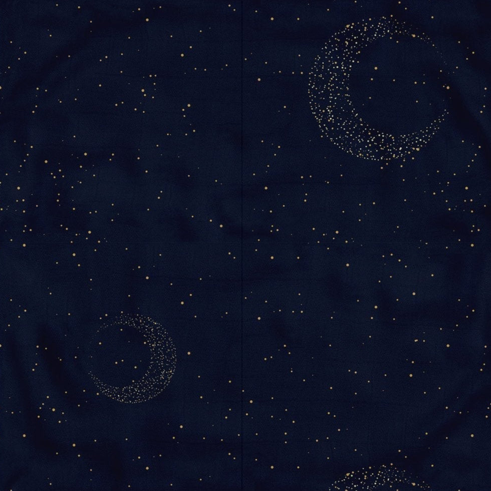 Midnight Moon Bamboo Muslin Security Baby Blankie-2