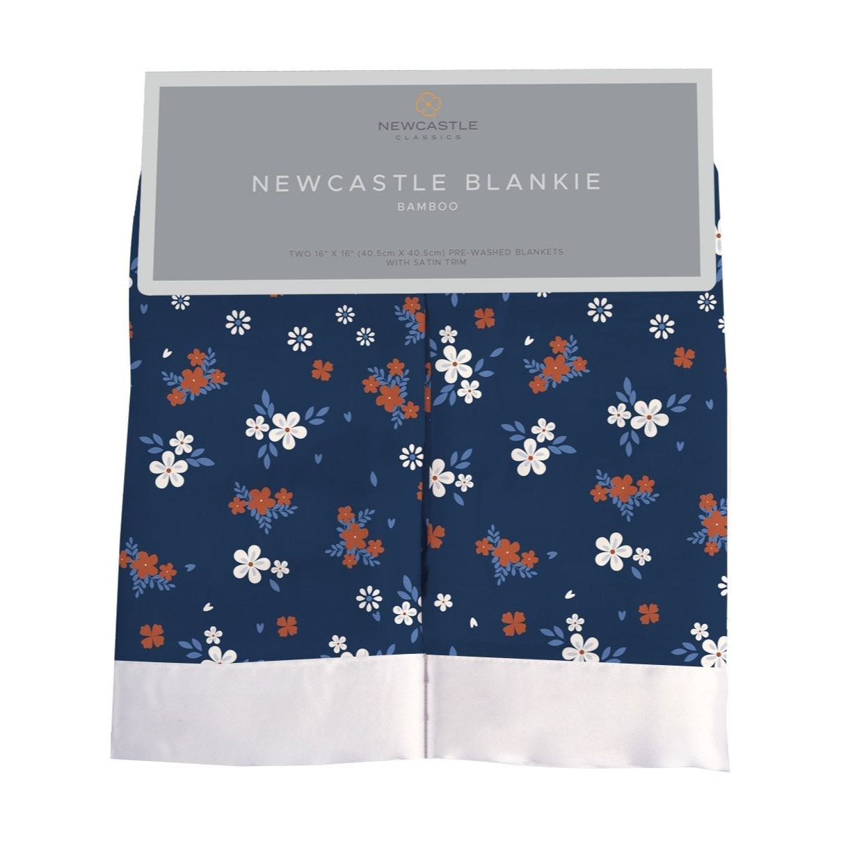Security Blanket 2PK | Bamboo Fabric - Serenity Floral - Sumiye Co