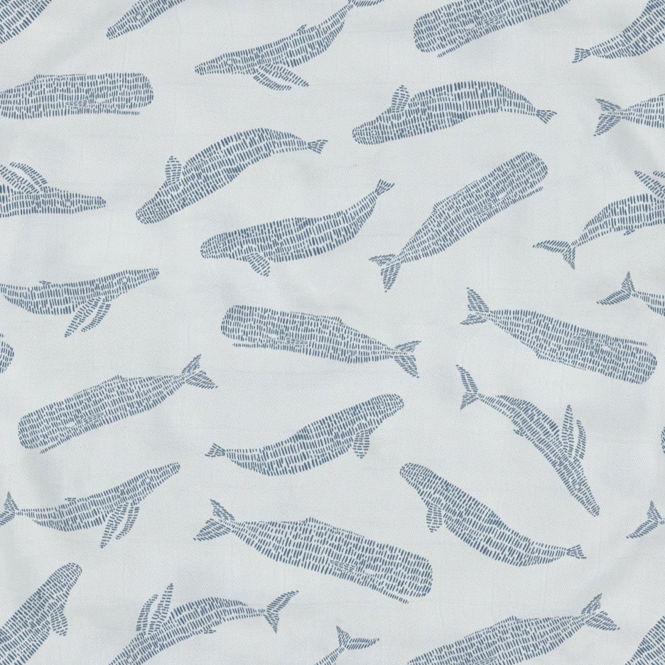Baby Teether | Blue Shadow Whales - Sumiye Co