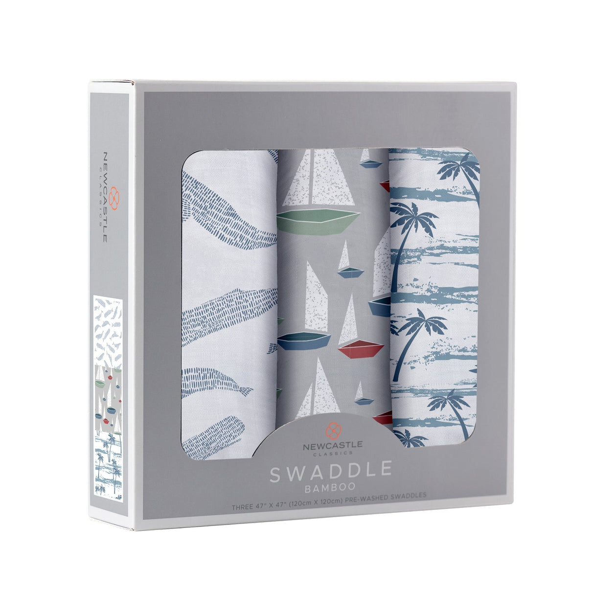 Ocean Tides Bamboo Swaddle 3 Pack-1