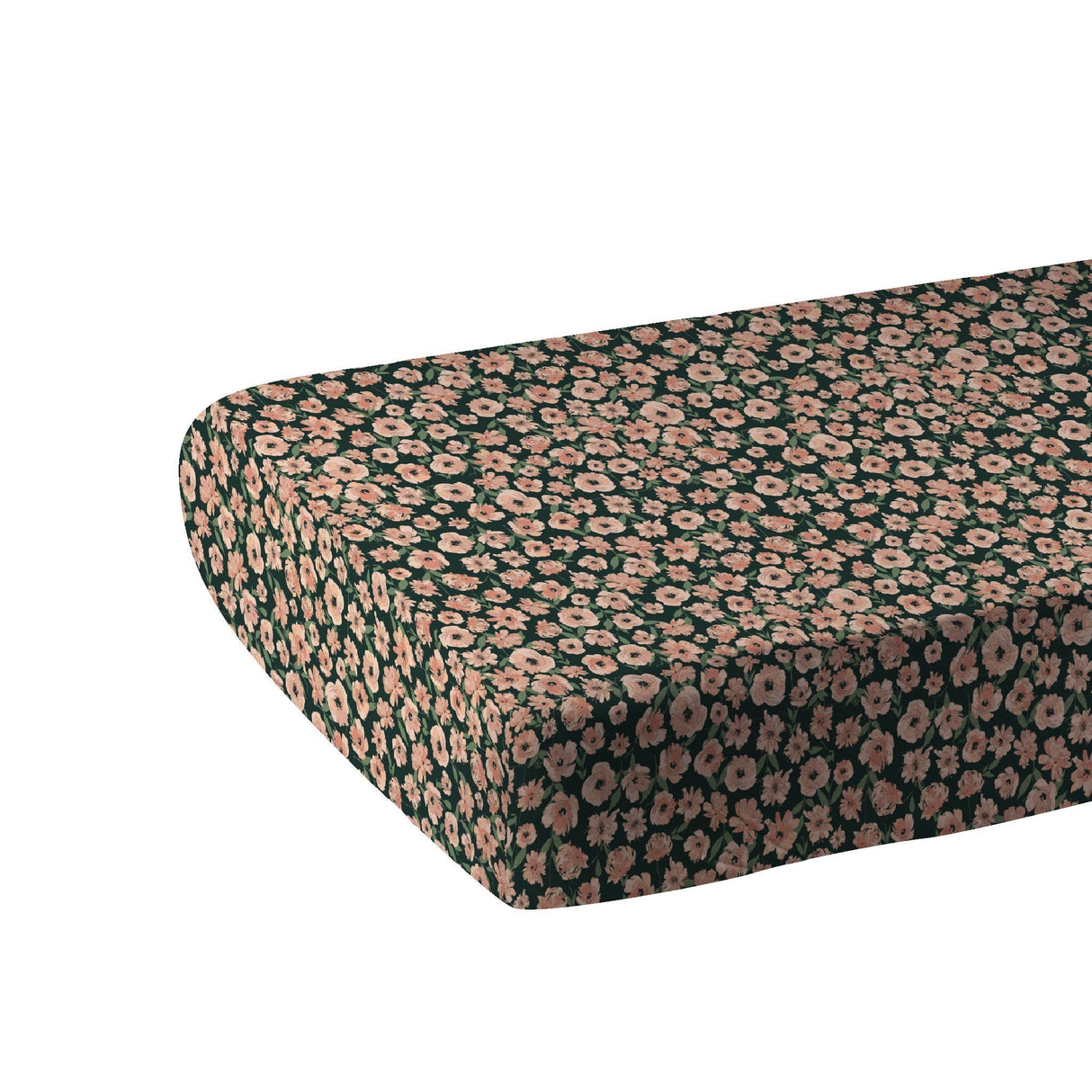 Canyon Sunset Flowers Bamboo Crib Sheet-1