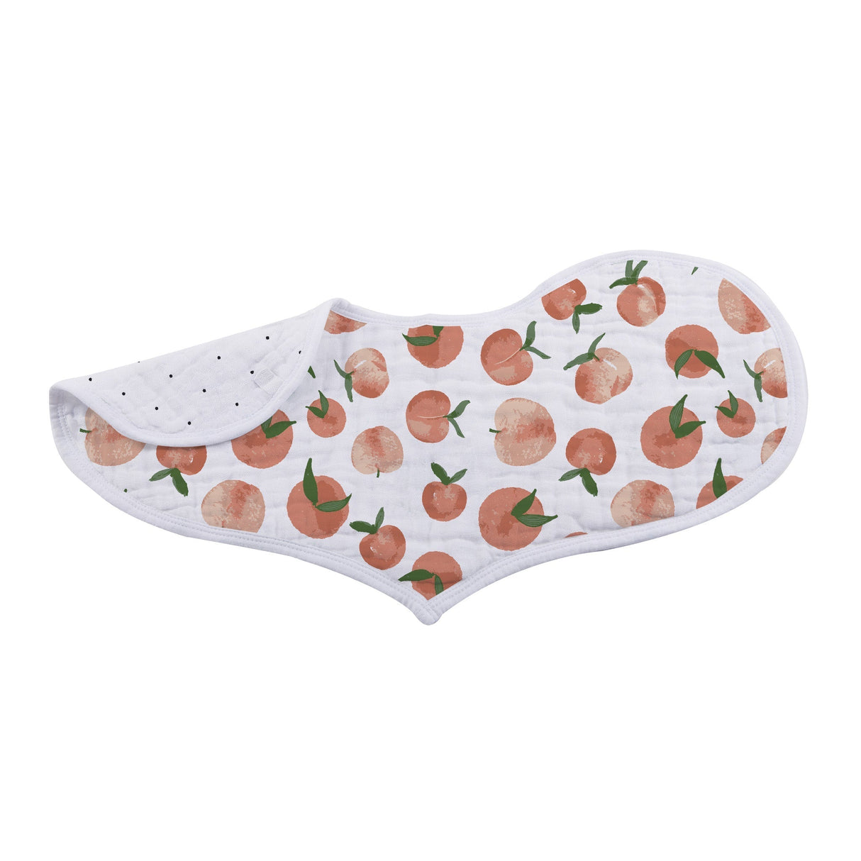 Heart Bib 2PK | Bamboo Muslin - Canyon Sunset -1