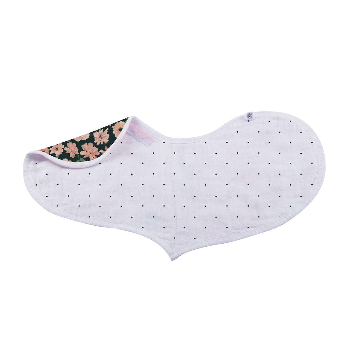 Heart Bib 2PK | Bamboo Muslin - Canyon Sunset -4