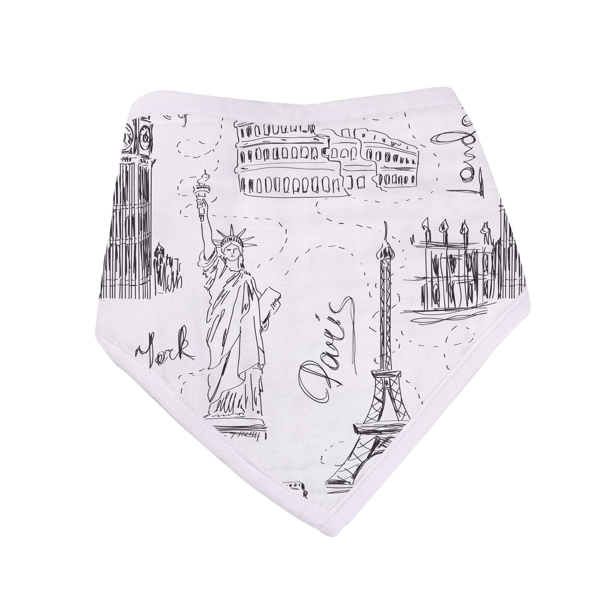 Bandana Bib 3PK | London, Paris, New York -2