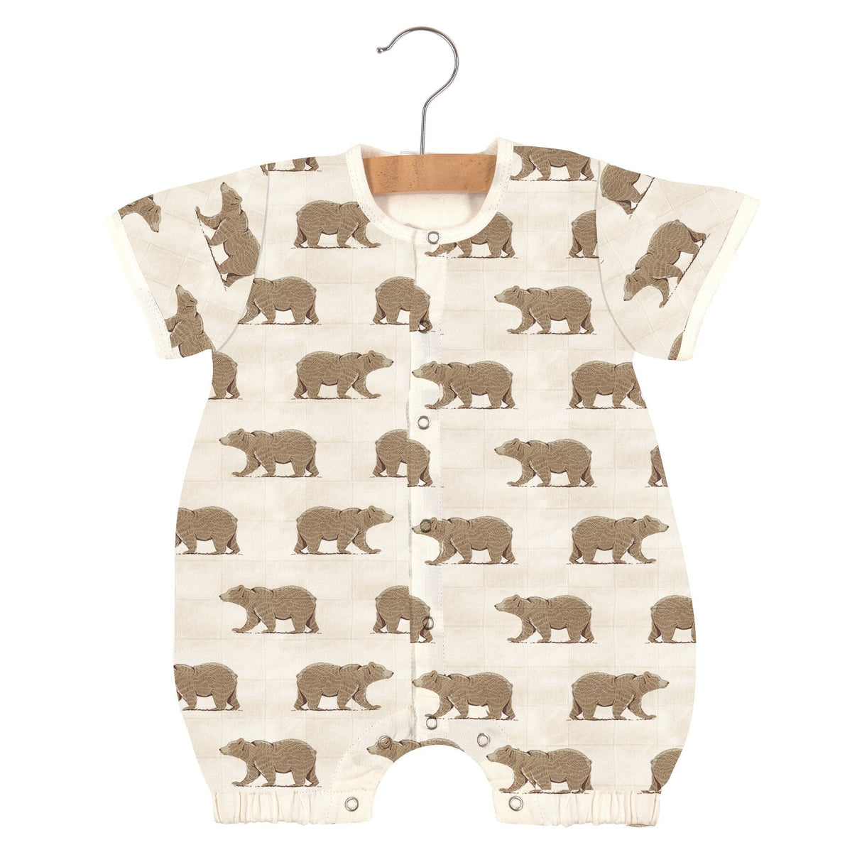 Goodnight Bear Bamboo Newcastle Mini Romper-0