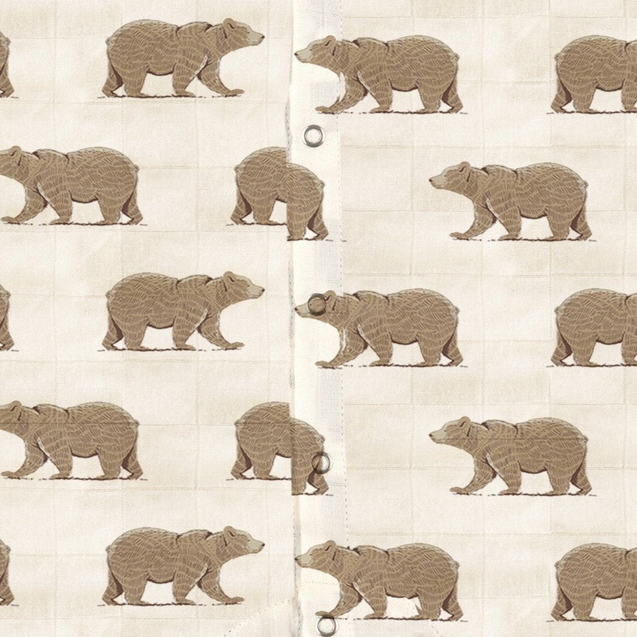 Baby Romper | Goodnight Bear - Sumiye Co