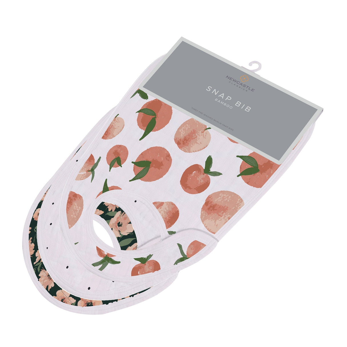 Snap Bibs 3PK | Canyon Sunset - Bamboo Muslin-0