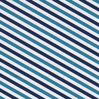 Blue and White Stripe Bamboo Hooded Towel and Washcloth Set-1