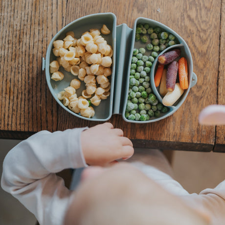 Sili Mini Go: Silicone Travel Meal Set - Green Energy - Sumiye Co