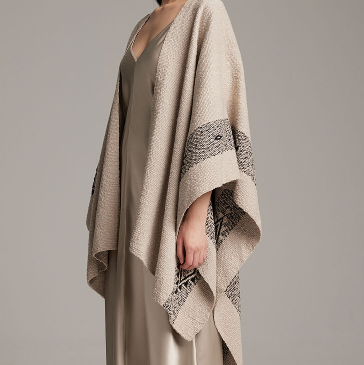 Long Estrella Duster in Textured Cotton - Sumiye Co