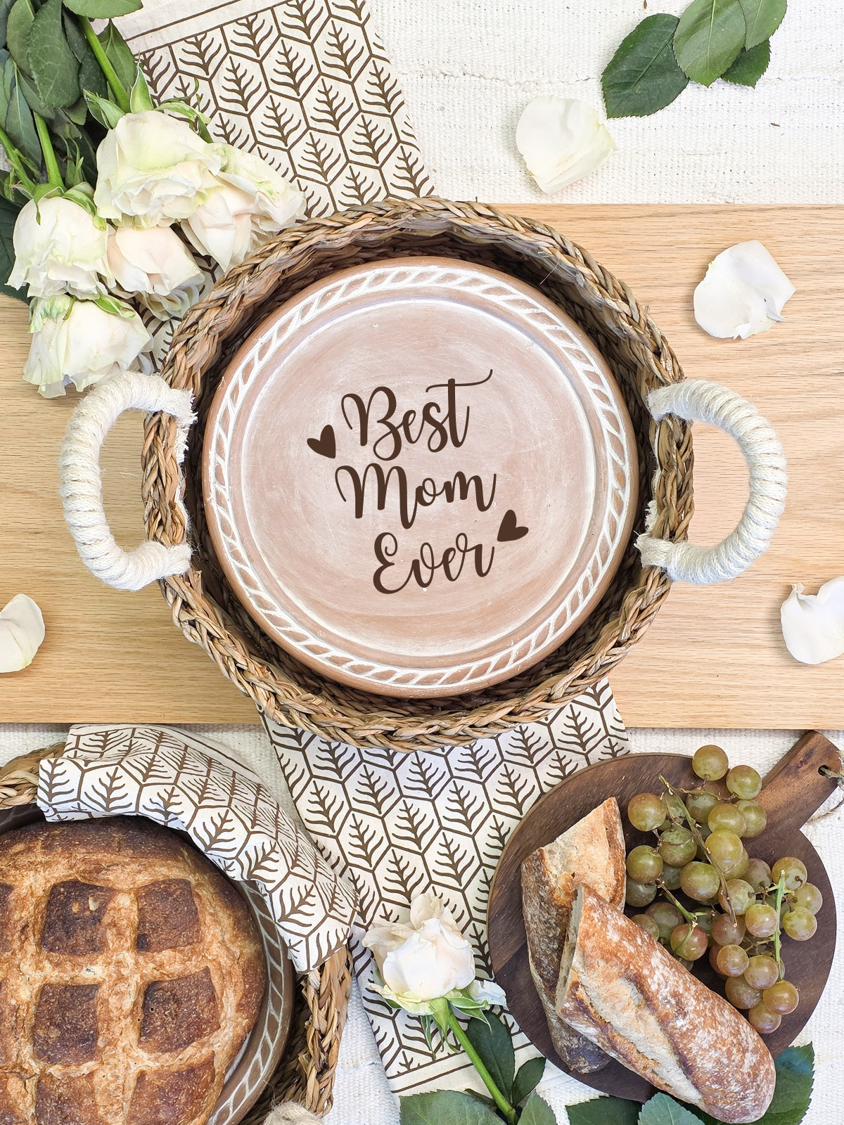 Bread Warmer & Basket - Mom Round-2