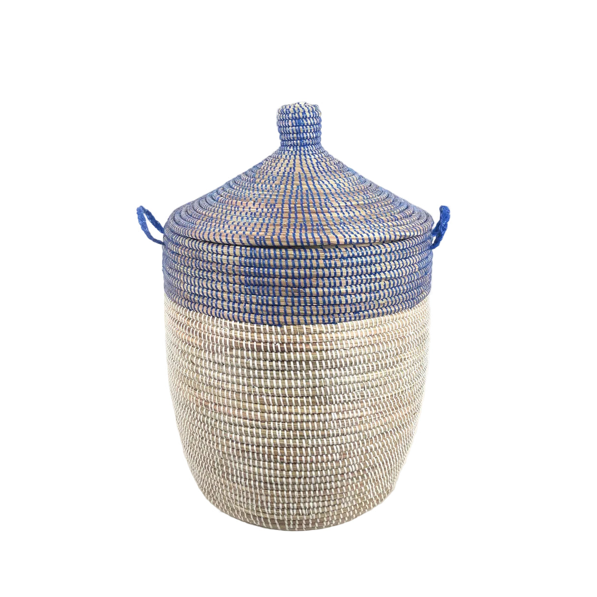 Medium Two-Tone Basket - Navy + White - Sumiye Co