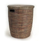 Flat Lid Basket Black - Large 20" x 16" | Handwoven Storage Basket