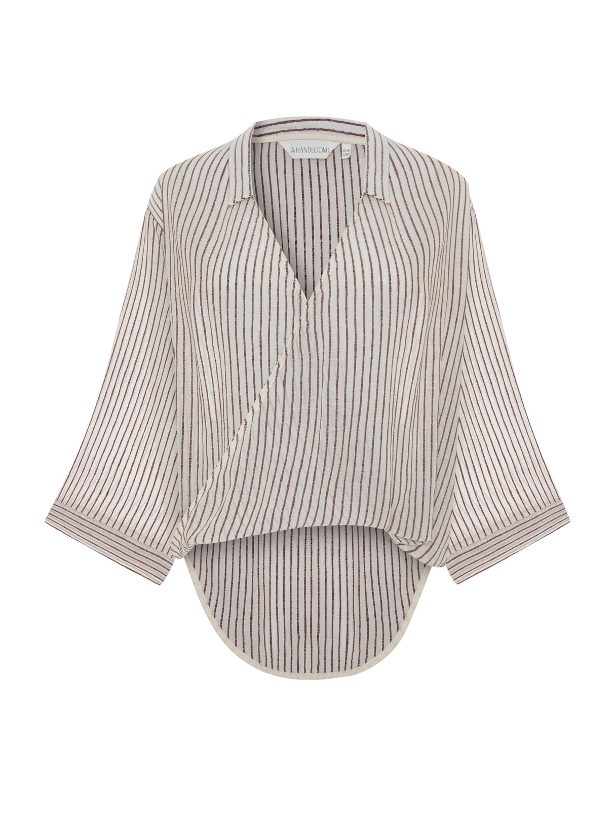 Sade Top - Burgundy Stripes - Sumiye Co