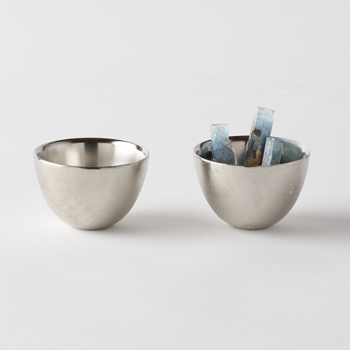Nickel Pinch Bowls Set of 2 - Sumiye Co