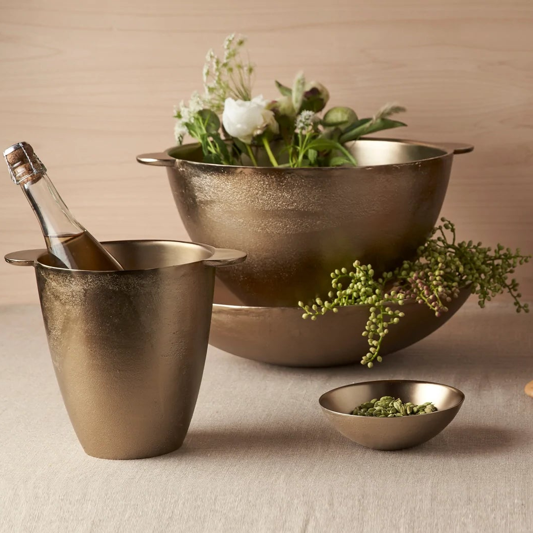 Antique Brass Party Bucket - Sumiye Co
