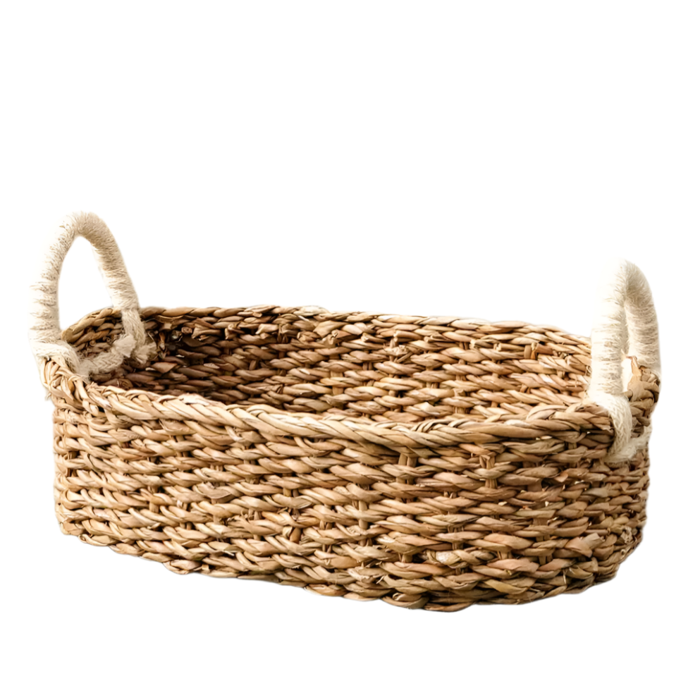 Bread Basket | Hand Woven - Oval - Sumiye Co